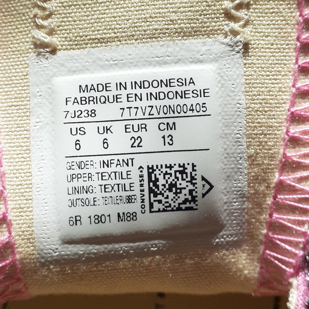 NEW Pink CUSTOM Bling CONVERSE - Toddler shoes (other colors & sizes by Request) - Picture 11 of 12